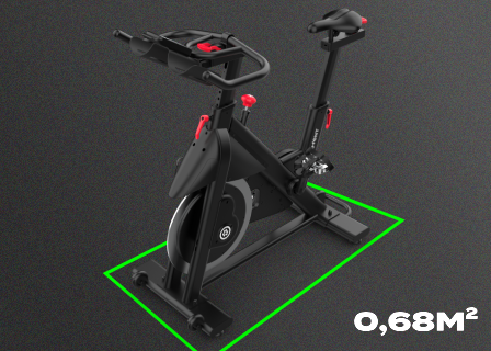 Design compacto da bike Rock